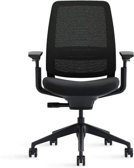 Steelcase Series 2 Office Chair, Graphite Frame, Cogent Connect Royal Blue - LeafyLoom
