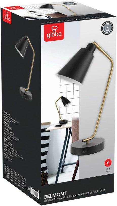 Globe Electric 52095 Belmont Desk Lamp - LeafyLoom