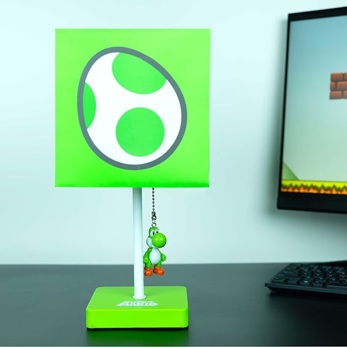 Paladone Super Mario Yoshi Lamp Officially Licensed Nintendo Room Decor Night Light - LeafyLoom