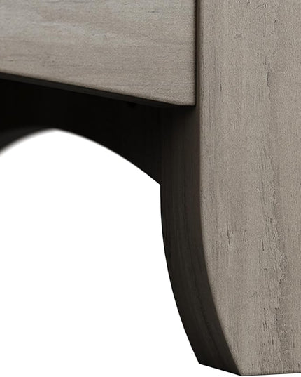 Bush Furniture Salinas Accent Storage Cabinet with Doors in Driftwood Gray - LeafyLoom