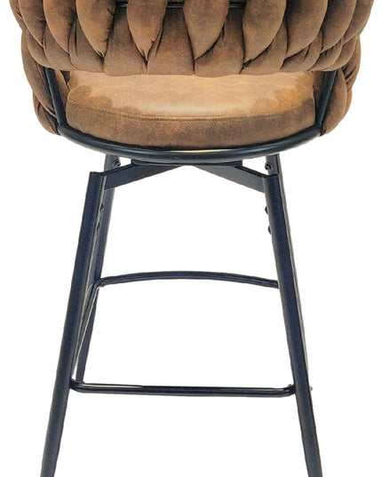 NicBex Haerin-SD-00363-LWJ Dining Chairs, 18.1"x18.1"x35.8", Brown - LeafyLoom