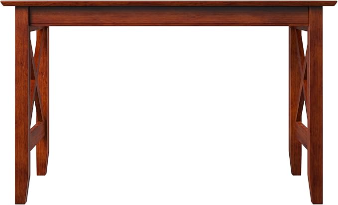 Multi-Purpose Desk, Writing Desk, Craft Table, Work Table, Computer Desk, Solid Wood, Brown - LeafyLoom