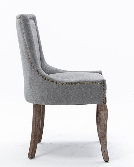 NicBex Haerin-SD-00084-LWJ Dining Chairs, 24"x21.6"x36.4", Gray - LeafyLoom