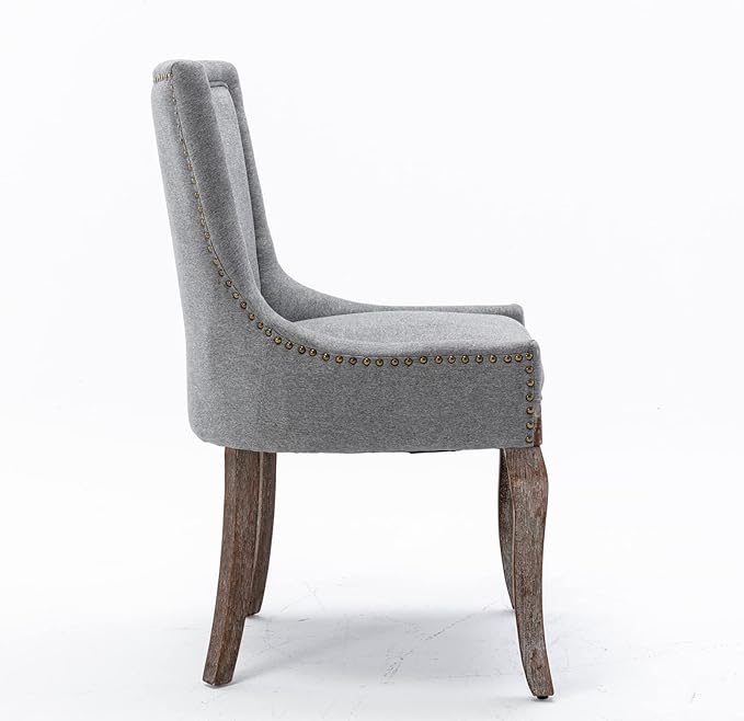 NicBex Haerin-SD-00084-LWJ Dining Chairs, 24"x21.6"x36.4", Gray - LeafyLoom