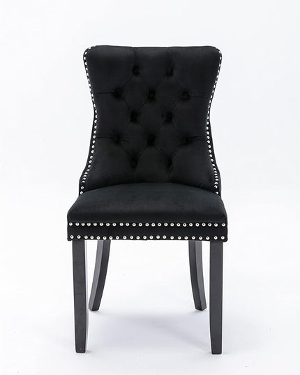 NicBex Haerin-SD-00093-LWJ Dining Chairs, 25.5"x19.7"x37.4", Light Black - LeafyLoom