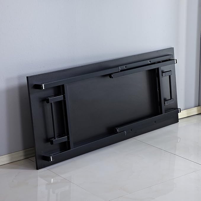 Computer Desk,55" Modern Simple Style Folding Tables,Home Office Writing Desk, Space Saving Foldable Table, No Install Needed - LeafyLoom