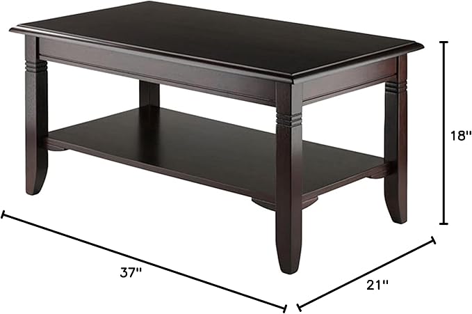 Winsome Wood Nolan Occasional Table + Eugene Accent Table Bundle | Solid Wood - LeafyLoom