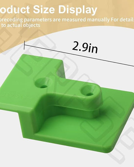 Blower Wall Mount/Mounting Bracket for EGO 530CFM 615/650CFM Leaf Blower, Suitable for Two Different Types of Blowers, Does Not Fit 765 CFM Vane Blower Models, W/Screws, Green - LeafyLoom