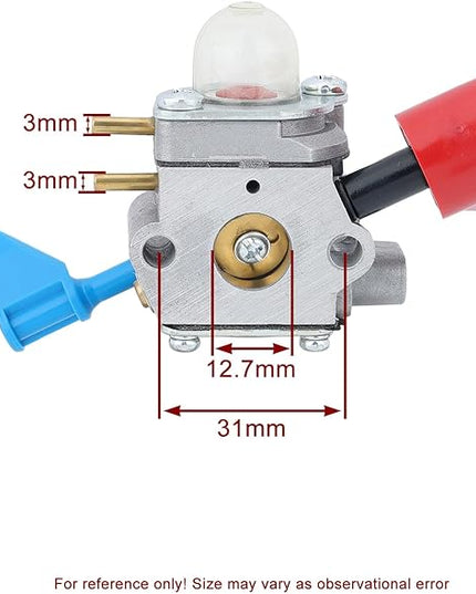 C1U-W12A Carburetor for Poulan FL1500 FL1500LE Leaf Blower C1U-W12B 530071629 with Air Filter Repower Kit - LeafyLoom