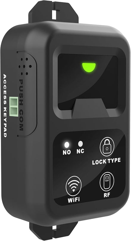 UHPPOTE 2.4GHz WiFi Outswinging Indoor 600lb Electic Magnetic Door Lock System Kit Remote and Smartphone app Control UHPPOTE