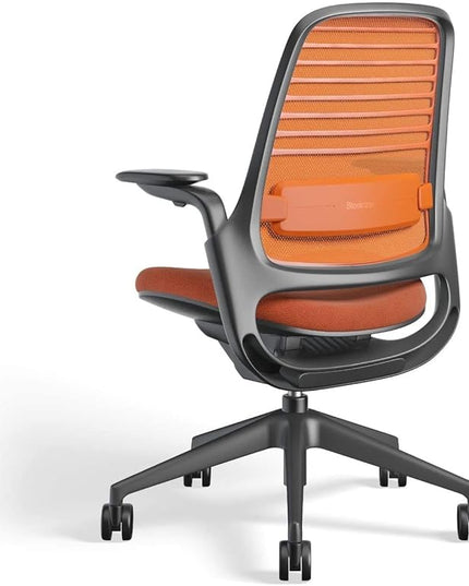 Steelcase Series 1 Work Office Chair - Tangerine - LeafyLoom