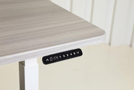 ApexDesk K Series Dual Motor Electric Adjustable Standing Computer Desk for Home and Office Width and Height Adjustable (Black Frame only) - LeafyLoom