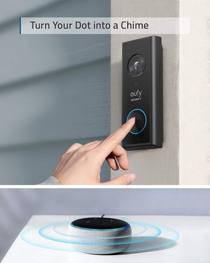 eufy Security, Video Doorbell S220 (Battery-Powered) Kit, Security Camera - 2K Resolution, 180-Day Battery Life, Encrypted Local Storage, No Monthly Fees, Built-in Storage, Motion Only Alert eufySecurity