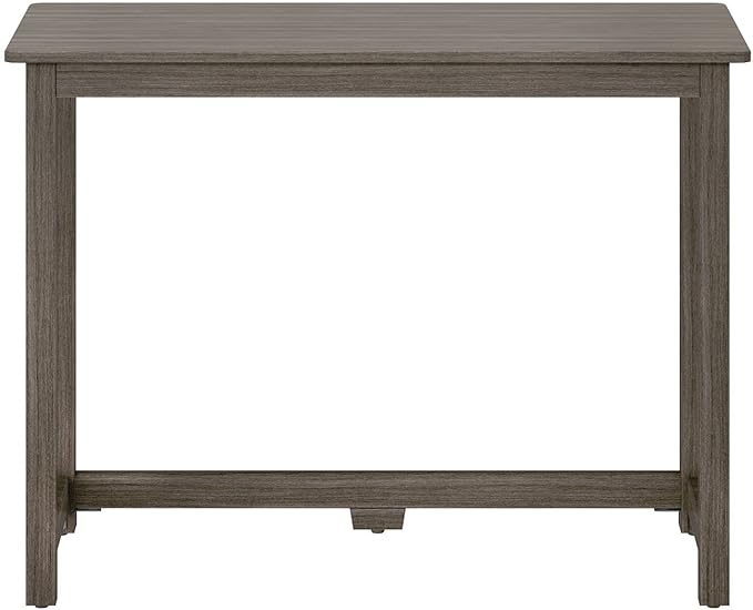 Max & Lily Solid Wood Desk, 40 Inches, Clay - LeafyLoom