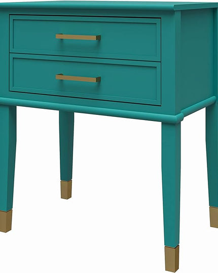 CosmoLiving by Cosmopolitan Westerleigh End Table, Emerald Green - LeafyLoom