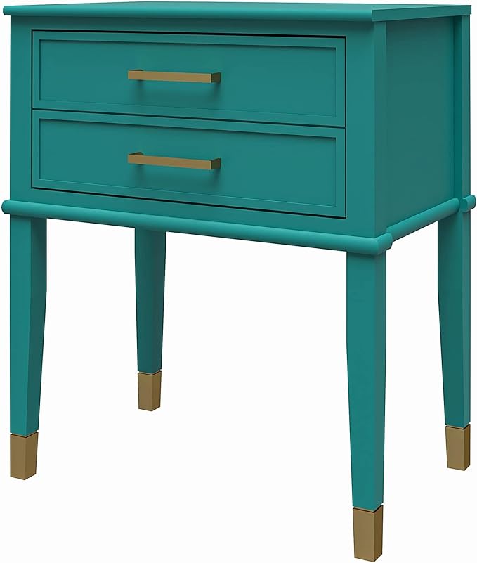 CosmoLiving by Cosmopolitan Westerleigh End Table, Emerald Green - LeafyLoom