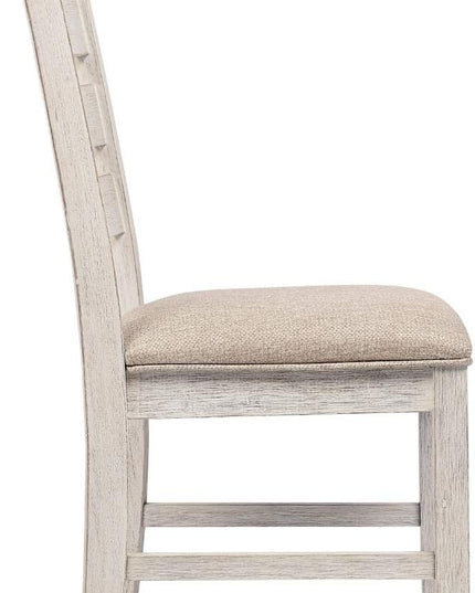 Signature Design by Ashley Skempton Modern Farmhouse Dining Room Chair, 2 Count, Whitewash - LeafyLoom