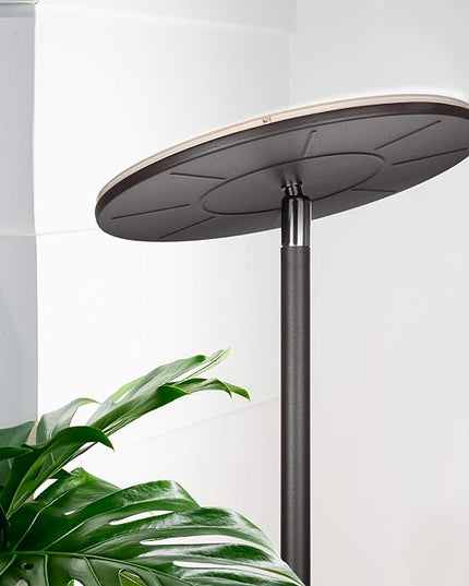 Brightech Sky LED Floor lamp, Torchiere Super Bright Floor Lamp for Living Rooms & Offices - Dimmable, Tall Standing Lamp for Bedroom Reading - Bronze - LeafyLoom