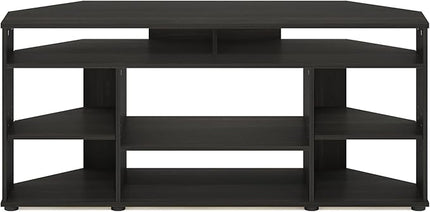 Furinno Jensen Entertainment Center, 55 Inch TV Size, Espresso - LeafyLoom