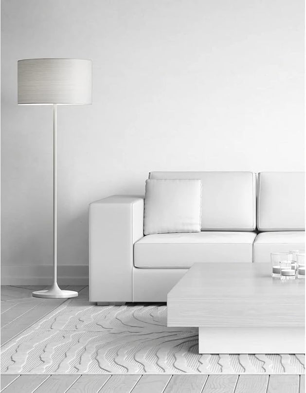 Adesso 6237-02 Oslo Floor Lamp – Corrosion Resistant, Scratch Proof, White Matte Finish Lighting Equipment with Metal Body. Tools & Home Improvement,Matte White - LeafyLoom