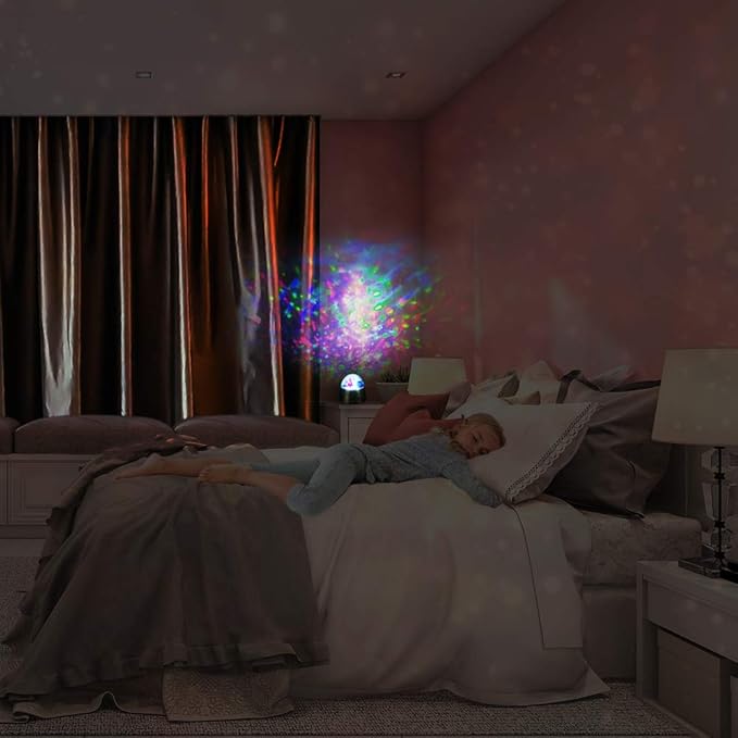ArtCreativity Kaleidoscope LED Lamp, 1PC, Multi-Color LED Party Light for Kids and Adults, Battery Operated Decorative Lighting, Portable Mini Disco Light, Great Gift Idea for Boys and Girls - LeafyLoom
