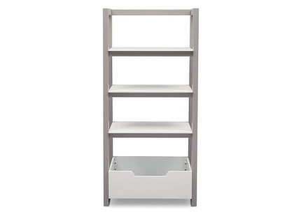 Delta Children Ladder Shelf, White/Grey - LeafyLoom