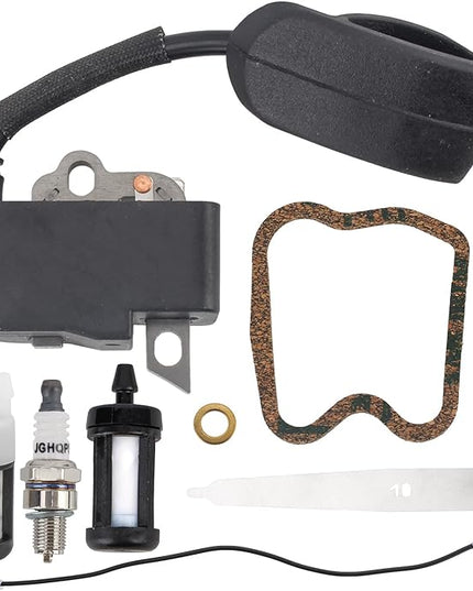 Carbhub BR600 Ignition Coil + Valve Cleaner Setting Kit fit for Stihl BR500 BR550 BR600 BR700 Replace for 4282-400-1305, 4282 400 1305, 4282-400-1308, 42824001308, 4282-400-1310, 4282 400 1310 - LeafyLoom