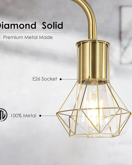 BoostArea Floor lamp,Industrial Floor Lamp,Standing Lamp with 6W LED Bulb,E26 Socket,On/Off Footswitch,Whole Metal,Modern Floor Lamp for Bedroom,Office, Living Room,Rustic,Vintage,Farmhouse - LeafyLoom