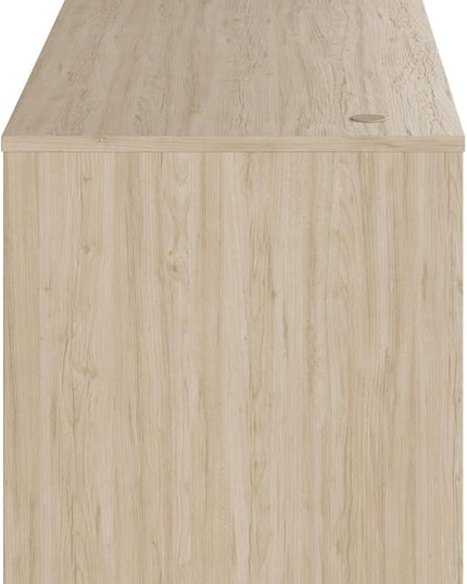 Bush Business Furniture Studio C Office Desk, Computer Table for Home or Professional Workspace, 72W x 30D, Natural Elm - LeafyLoom