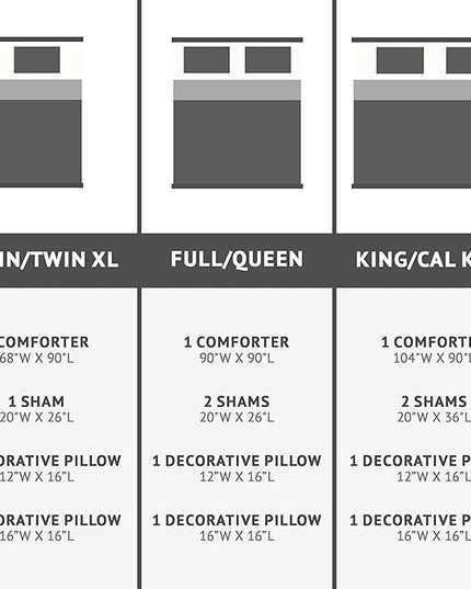Intelligent Design Raina Full / Queen Comforter Set, Soft Microfiber Comforter Set Queen, Modern Geometric Metallic Bed Set, 5 Pieces College Bedding Comforter Set with 2 Shams, 2 Toss Pillows Grey - LeafyLoom