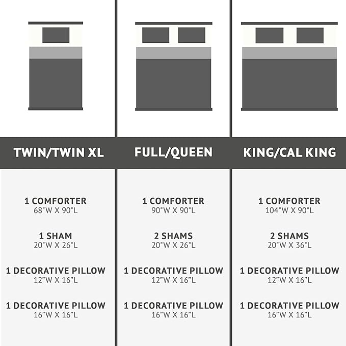 Intelligent Design Raina Full / Queen Comforter Set, Soft Microfiber Comforter Set Queen, Modern Geometric Metallic Bed Set, 5 Pieces College Bedding Comforter Set with 2 Shams, 2 Toss Pillows Grey - LeafyLoom