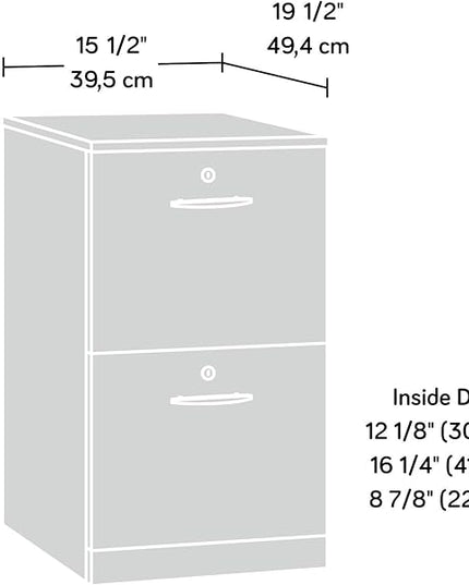Sauder County Line Dresser, L: 15.55" x W: 19.45" x H: 28.54", Bourbon Oak Finish - LeafyLoom
