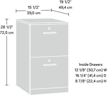 Sauder County Line Dresser, L: 15.55" x W: 19.45" x H: 28.54", Bourbon Oak Finish - LeafyLoom