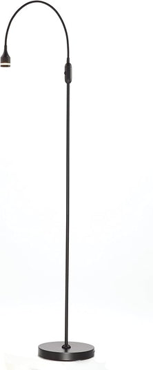 Adesso 3219-01 Prospect 45"-56" LED Floor Lamp, Black, Smart Outlet Compatible - LeafyLoom