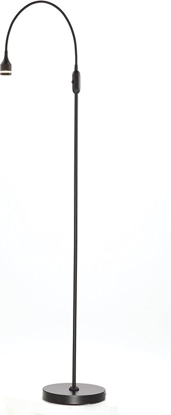Adesso 3219-01 Prospect 45"-56" LED Floor Lamp, Black, Smart Outlet Compatible - LeafyLoom
