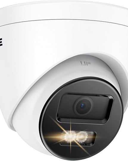 ANNKE C800 4K PoE Security Camera with AI Human/Vehicle Detection, IP Cam with Audio,Wide Angle, Remote Access, Spotlight Night Vision, IP67, H.265+, Support to 512GB TF Card ANNKE