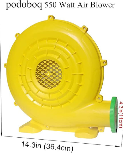 Inflatable Bounce House Blower, Air Blower for Inflatable Castle and Jump Slides, Portable and Powerful Fan Pump Commercial Inflatable Blower, Blower for Bounce House - LeafyLoom