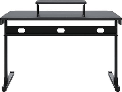 Signature Design by Ashley Lynxtyn Contemporary 48" Home Office Writing Desk, Black - LeafyLoom