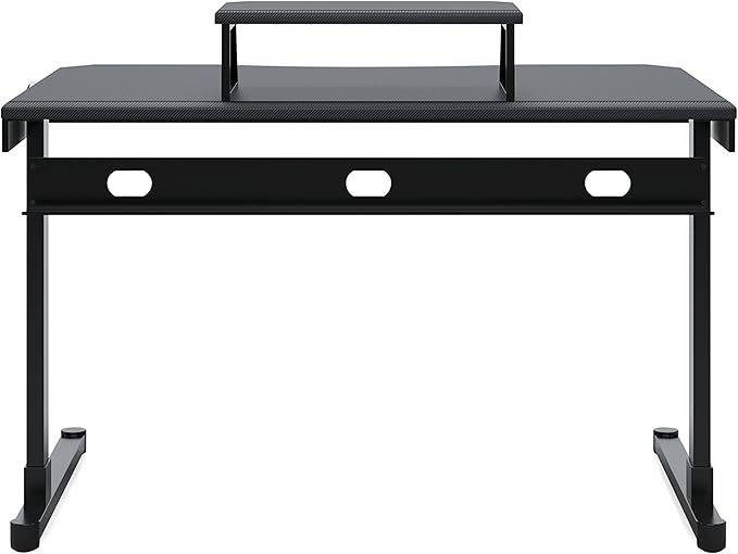 Signature Design by Ashley Lynxtyn Contemporary 48" Home Office Writing Desk, Black - LeafyLoom