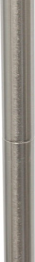 Simple Designs LF2004-GRY Brushed Nickel Stick Drum Shade Floor Lamp, Gray - LeafyLoom
