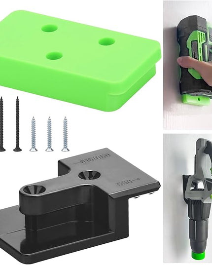 Leaf Blower Wall Mount & Battery Holders Compatible with EGO Leaf Blower, Blower Wall Mount Use for EGO 530 615 650 CFM LB5300 Blower and Battery Mounts for EGO 54v Batteries - LeafyLoom
