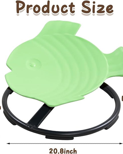 Kids Swivel Chair, Sensory Toy Chair for Kids, Spinning Chair Wobble Chair Kids Balance Toys & Games Balance Physical Therapy Equipment, Autism Adhd Chairs Indoor Outdoor Play Equipment Green - LeafyLoom
