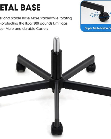LEAGOO Home Office Desk Chairs Vanity Chair Modern Computer Desk Chair Fabric Desk Chair for Home Office, Bedroom(Mixed color) - LeafyLoom