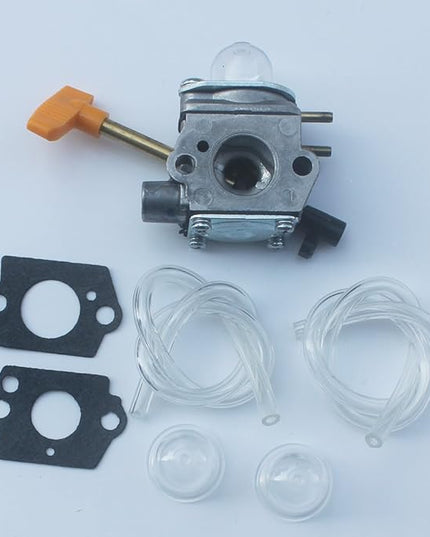 kipa Carburetor for Homelite 308054041 UT-09520 UT-09521 UT-09523 UT-09525 26cc Blowers with Fuel Lines Primer Bulbs Mounting Gaskets - LeafyLoom