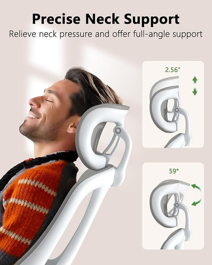 Home Office Chair, High Back Ergonomic Desk Chair with 3D Armrests, Lumbar Support, Mesh Computer Chair with Adjustable Headrest, for Home, Office, Work, Student - LeafyLoom