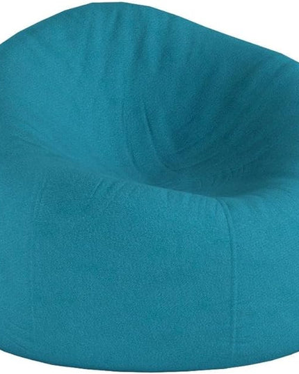 Posh Bean Bag Chair for Children, Teens & Adults - 35", Heather Teal - LeafyLoom