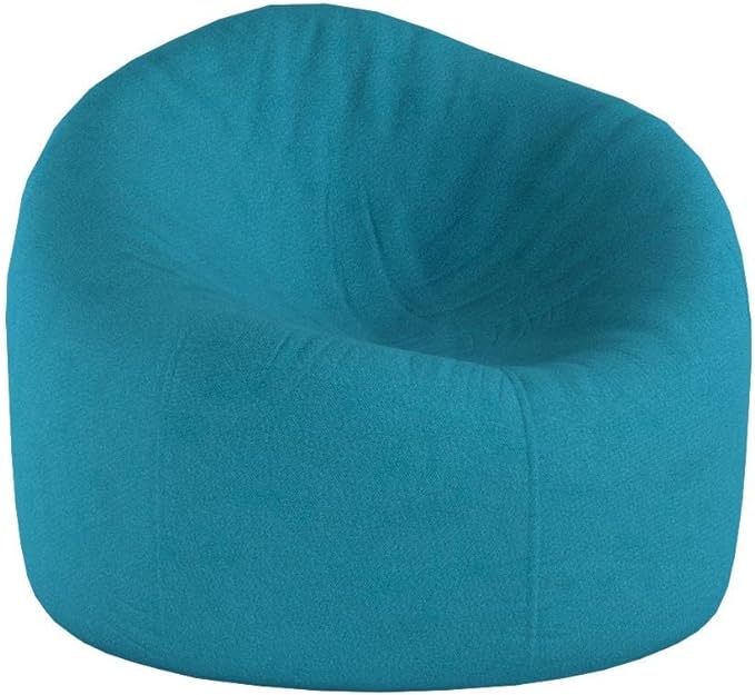 Posh Bean Bag Chair for Children, Teens & Adults - 35", Heather Teal - LeafyLoom