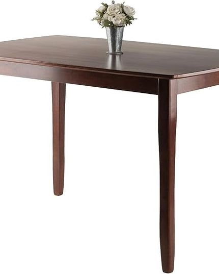 Winsome Inglewood Dining Table, Walnut, 47.24x29.53x29.13 - LeafyLoom