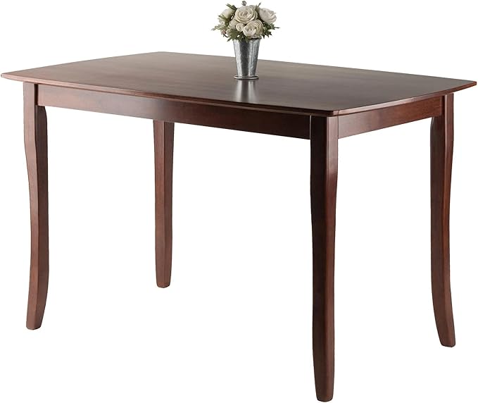 Winsome Inglewood Dining Table, Walnut, 47.24x29.53x29.13 - LeafyLoom