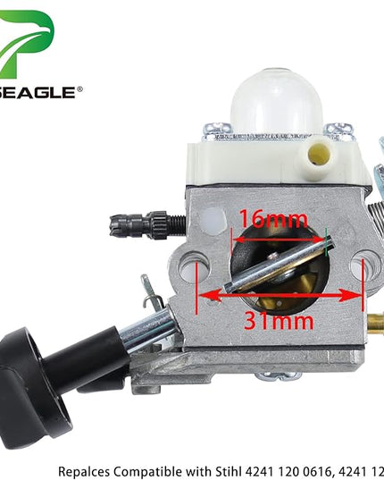 BG86 Carburetor for Stihl SH56 SH56C SH86 SH86C BG86 Blowers Compatible with Stihl BG86 Carburetor, Stihl BG86 Blower Carburetor, Stihl BG86 carb, BG86 Blower Zama s261b C1M-S261B - LeafyLoom